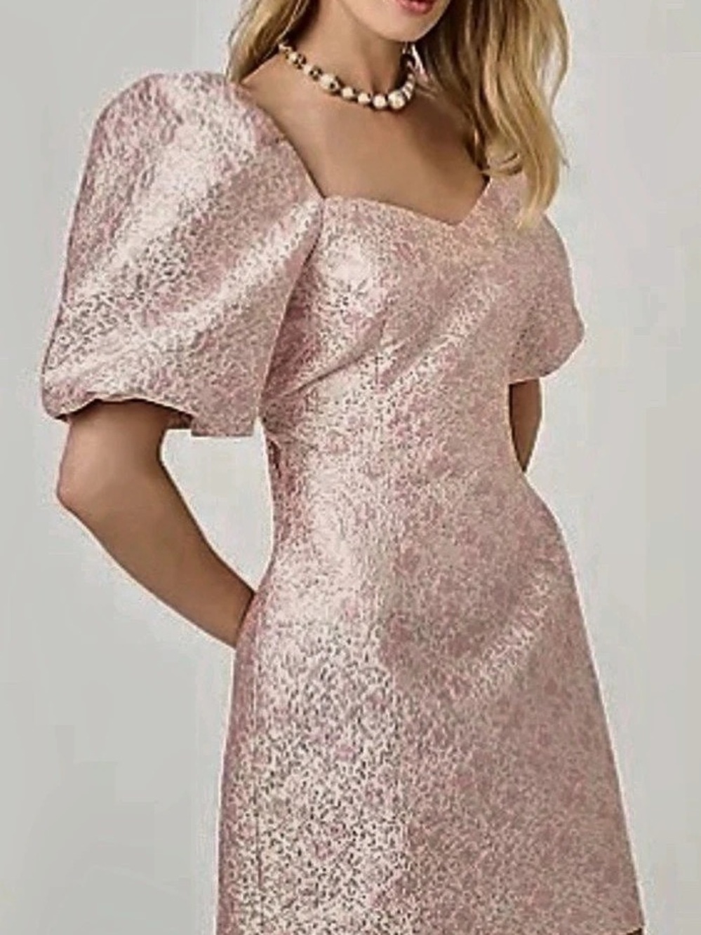 Lilly Pulitzer Floral Puff Sleeve Mini Dress Pink Size 8 Like New